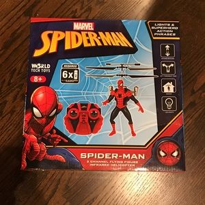 BNIB Marvel Spider-Man Helicopter Remote Toy